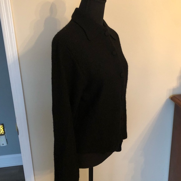 Vintage Henri Bendel Wool Button Front Sweater - Picture 5 of 9